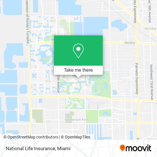 Mapa de National Life Insurance