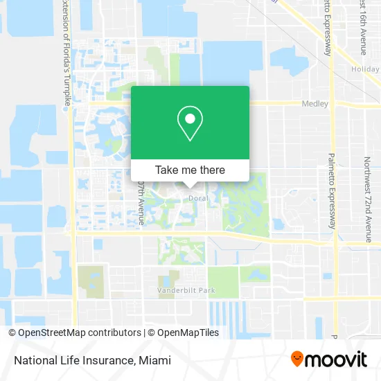 National Life Insurance map