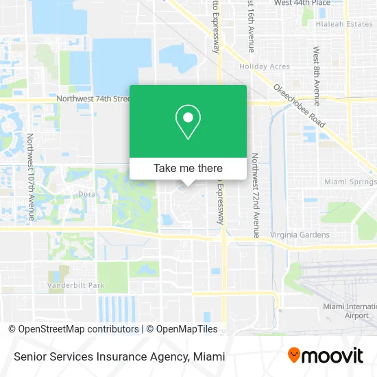 Senior Services Insurance Agency map