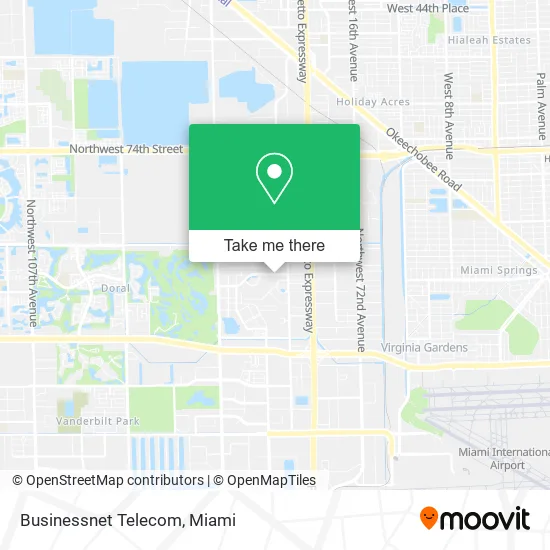 Mapa de Businessnet Telecom