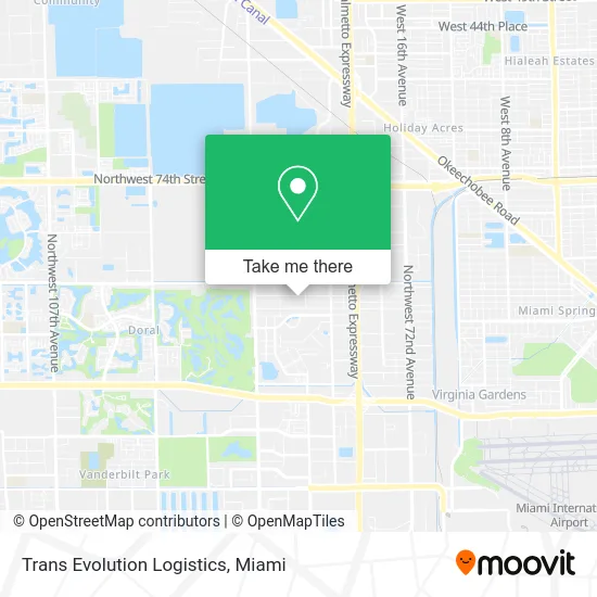 Trans Evolution Logistics map