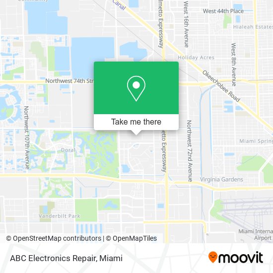 ABC Electronics Repair map