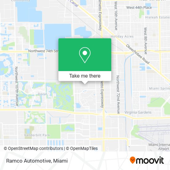 Ramco Automotive map