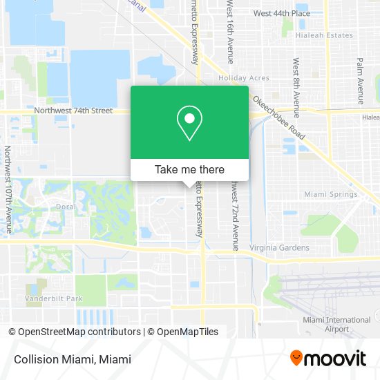Mapa de Collision Miami