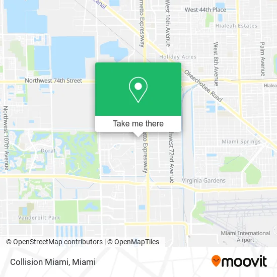 Mapa de Collision Miami