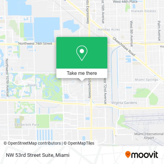 NW 53rd Street Suite map