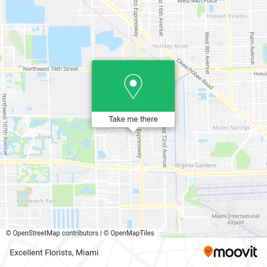 Excellent Florists map