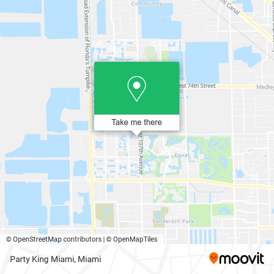 Mapa de Party King Miami