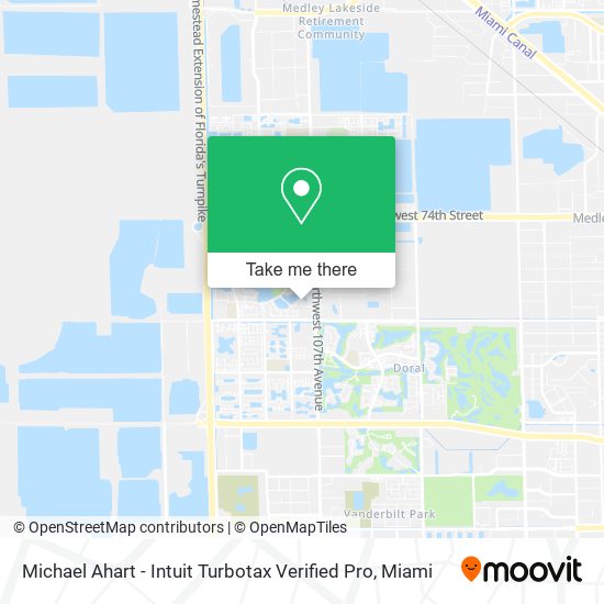 Mapa de Michael Ahart - Intuit Turbotax Verified Pro