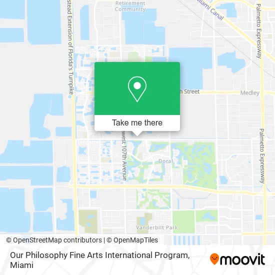 Our Philosophy Fine Arts International Program map