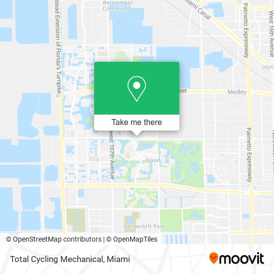Total Cycling Mechanical map