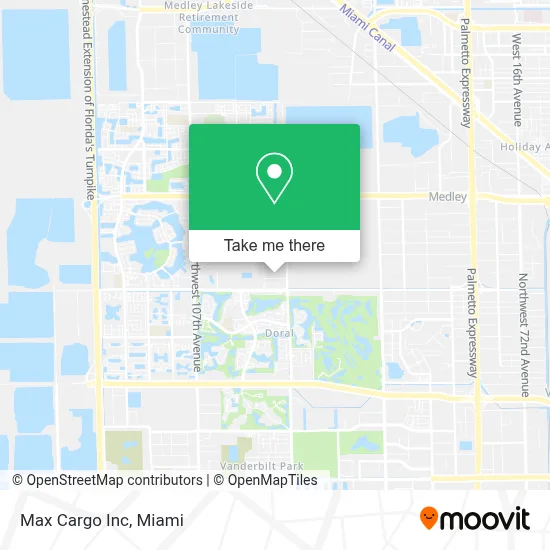Max Cargo Inc map