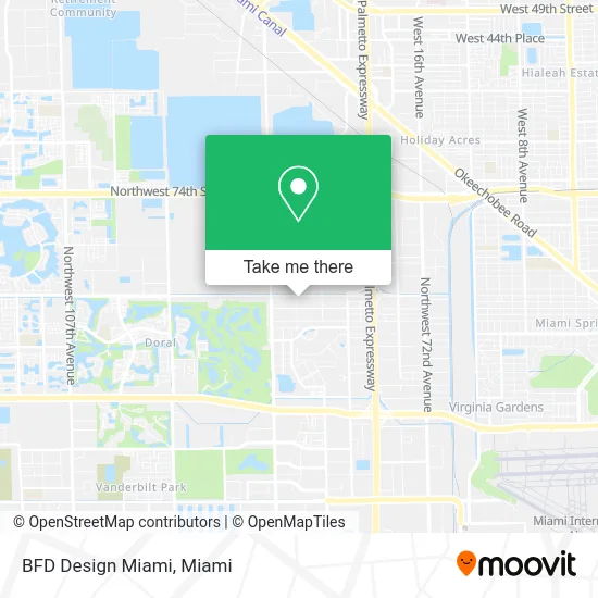 BFD Design Miami map