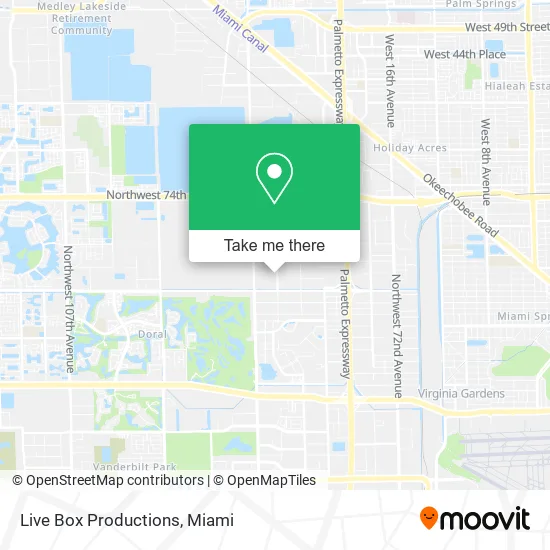 Mapa de Live Box Productions