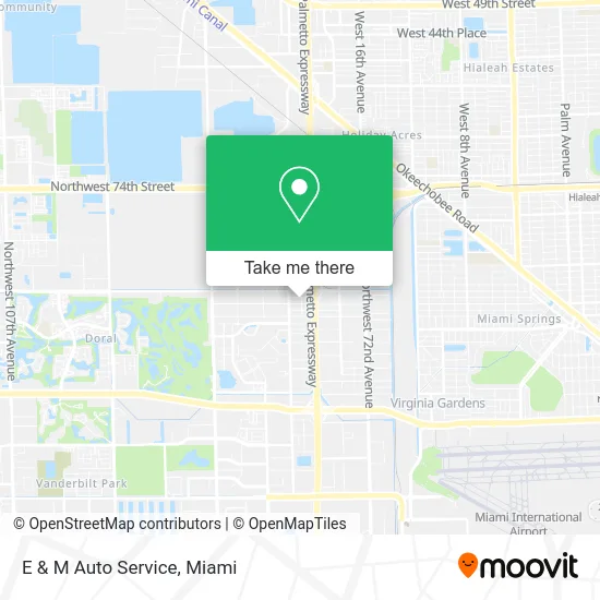 E & M Auto Service map