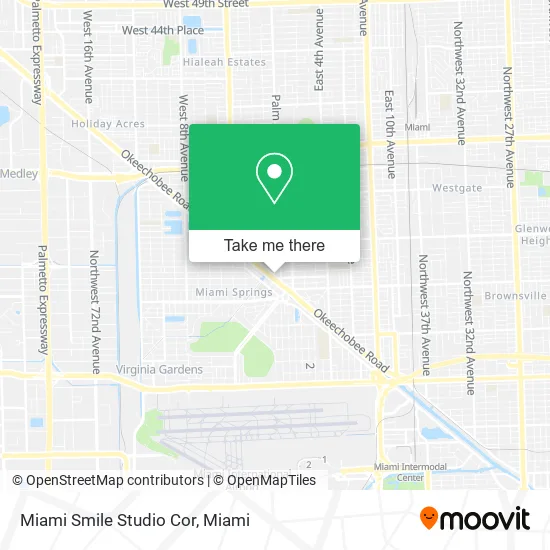Miami Smile Studio Cor map