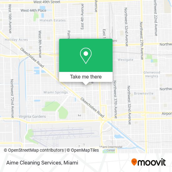 Mapa de Aime Cleaning Services
