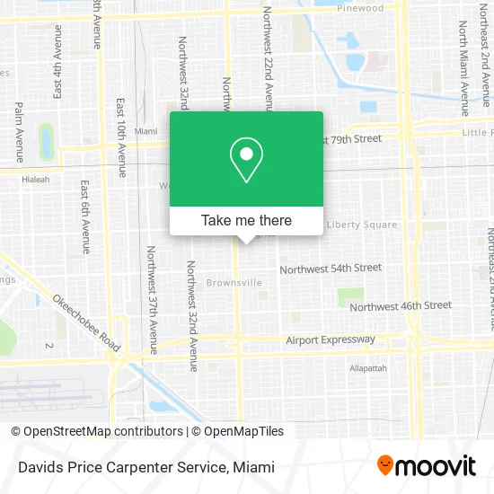 Mapa de Davids Price Carpenter Service
