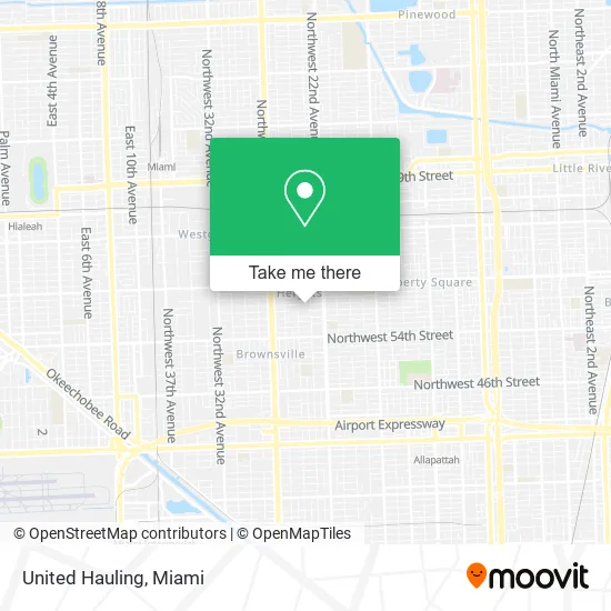 Mapa de United Hauling