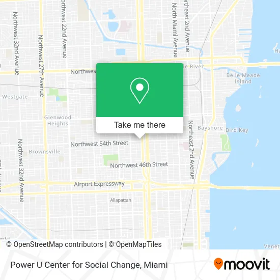 Power U Center for Social Change map