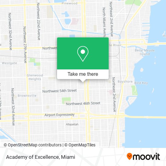 Mapa de Academy of Excellence