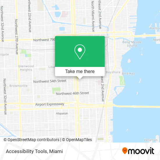 Accessibility Tools map
