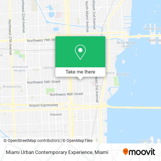 Miami Urban Contemporary Experience map