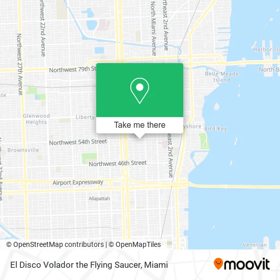 El Disco Volador the Flying Saucer map