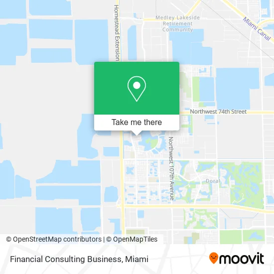 Financial Consulting Business map