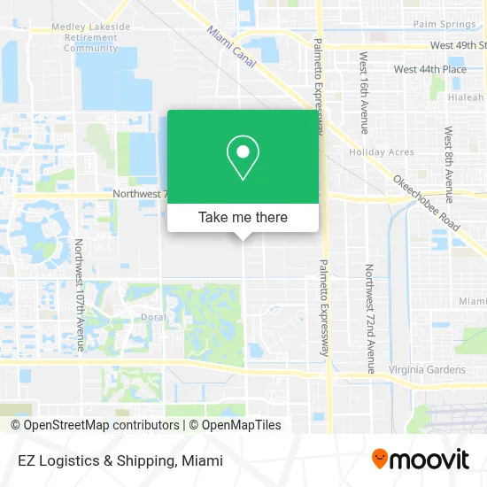 EZ Logistics & Shipping map