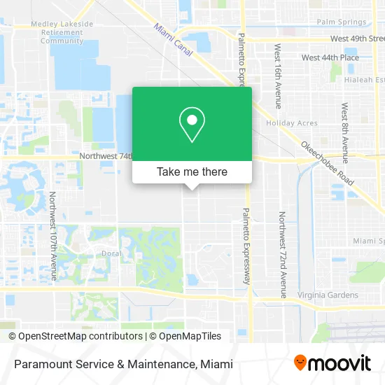 Mapa de Paramount Service & Maintenance