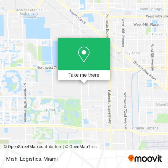 Mishi Logistics map