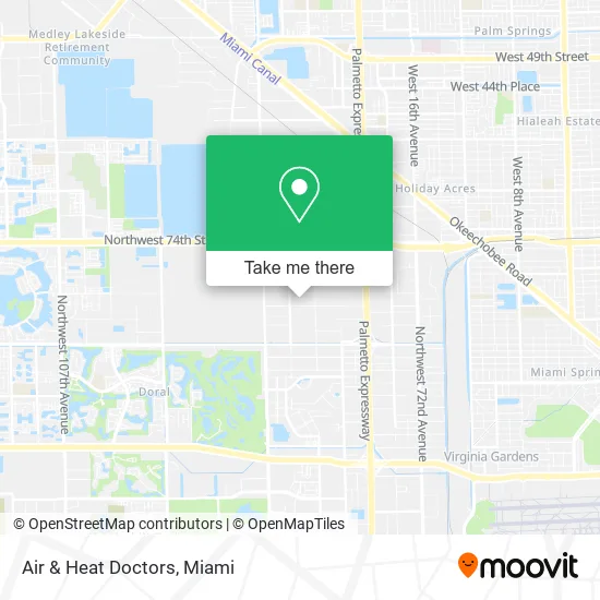 Air & Heat Doctors map