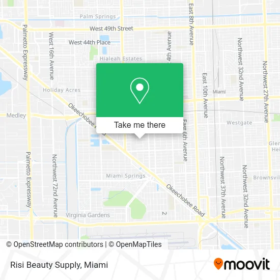Risi Beauty Supply map