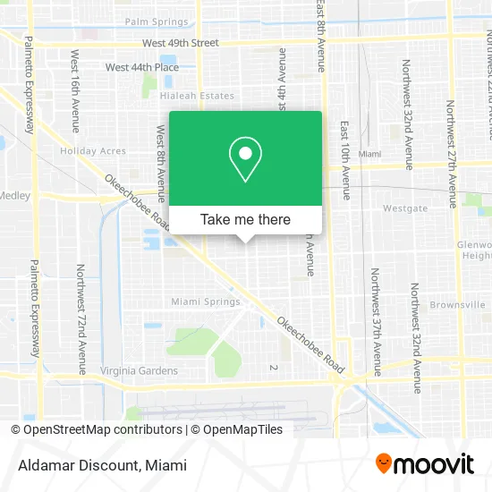 Aldamar Discount map