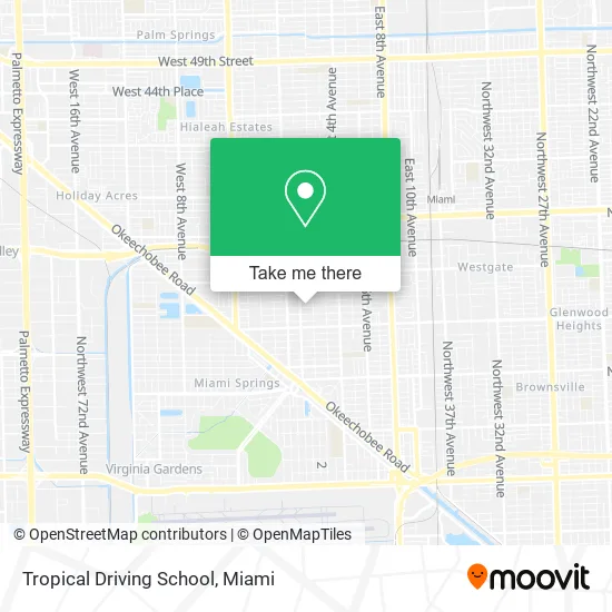 Tropical Driving School map