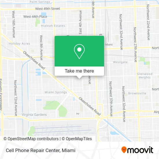 Cell Phone Repair Center map