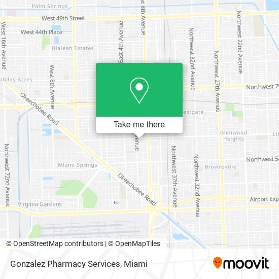 Gonzalez Pharmacy Services map