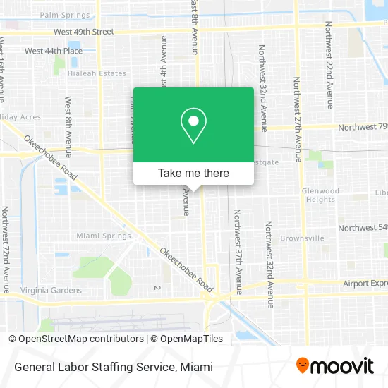 Mapa de General Labor Staffing Service