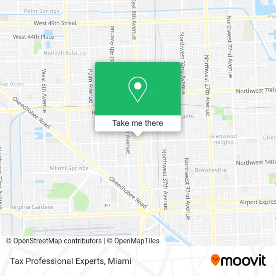 Tax Professional Experts map