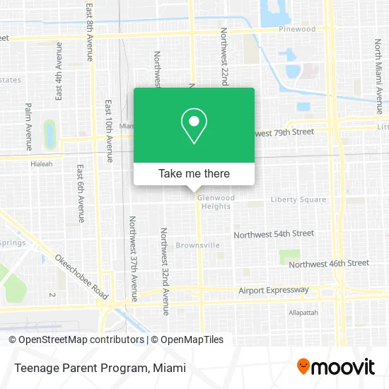 Teenage Parent Program map