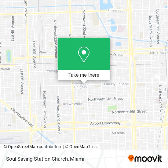 Soul Saving Station Church map
