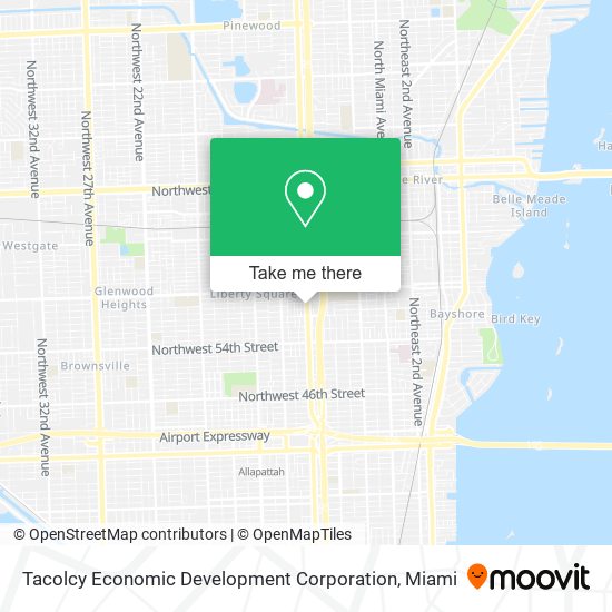 Tacolcy Economic Development Corporation map