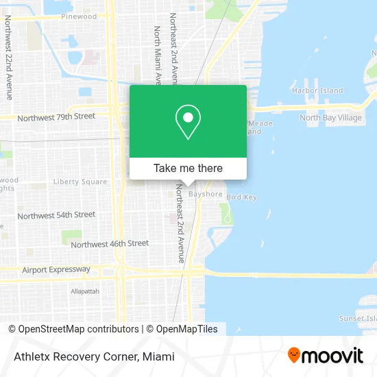 Athletx Recovery Corner map