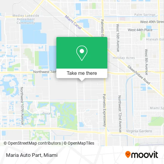 Mapa de Maria Auto Part