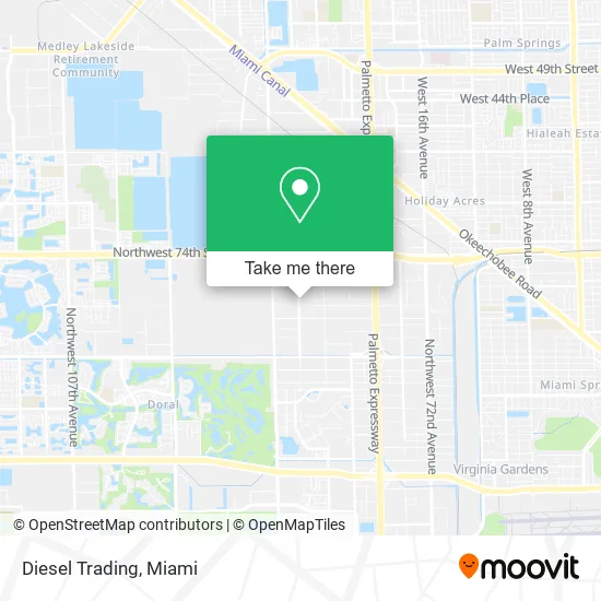 Mapa de Diesel Trading