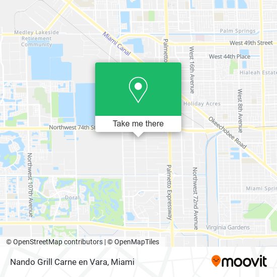Nando Grill Carne en Vara map