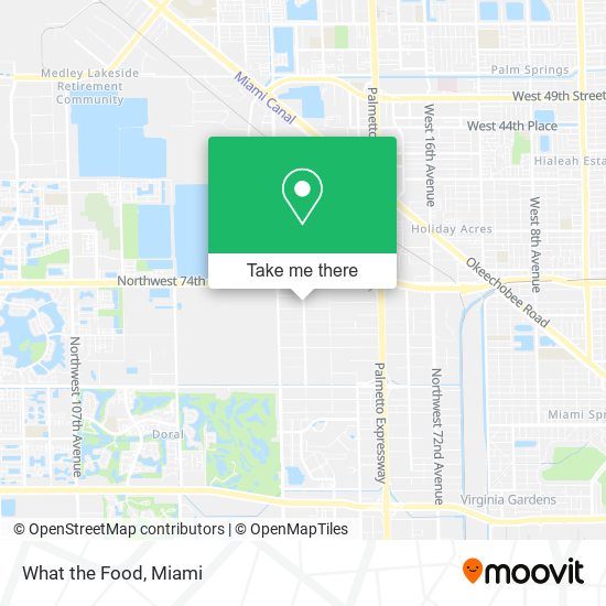 What the Food map