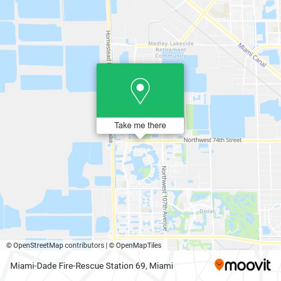 Mapa de Miami-Dade Fire-Rescue Station 69