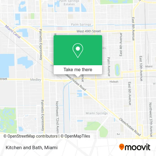 Kitchen and Bath map